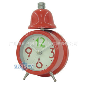 工厂直销 韩版简洁大字面单铃闹钟，唤醒每一天的精致时光